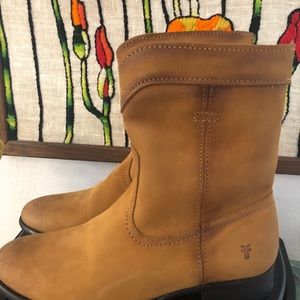 Frye Cara Rover leather boots